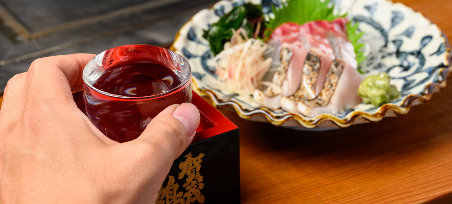 日本酒とお造り